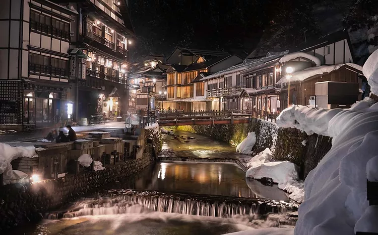 Visiting Ginzan Onsen in the Winter - The Hidden Japan